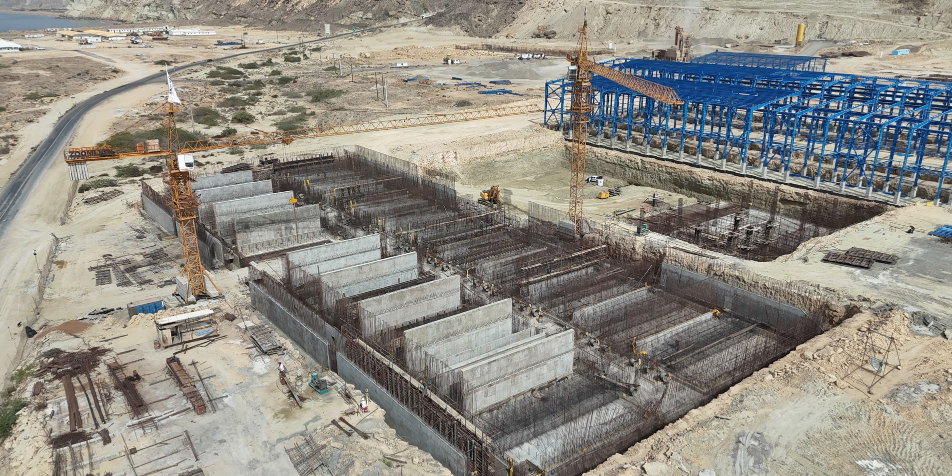 Chabahar 200,000 m3 Water Desalination Plant work progress Video
